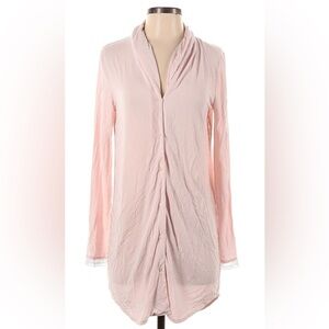 Victoria's Secret Soft Pink Long Sleeve Nightgown-XS